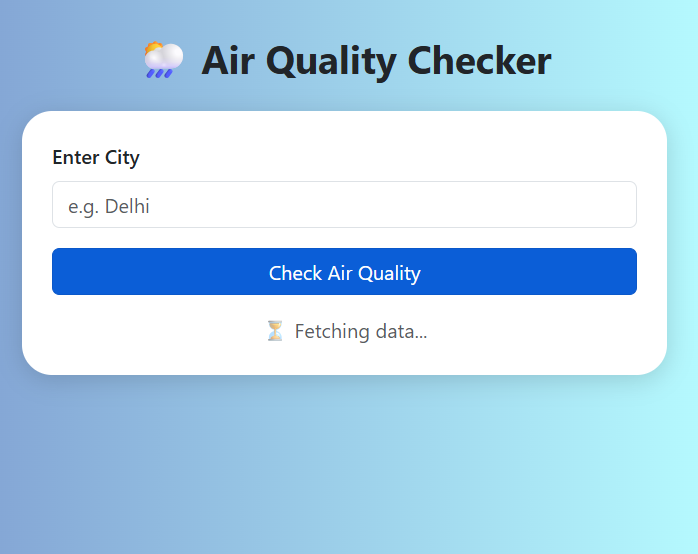 Air-Quality-App